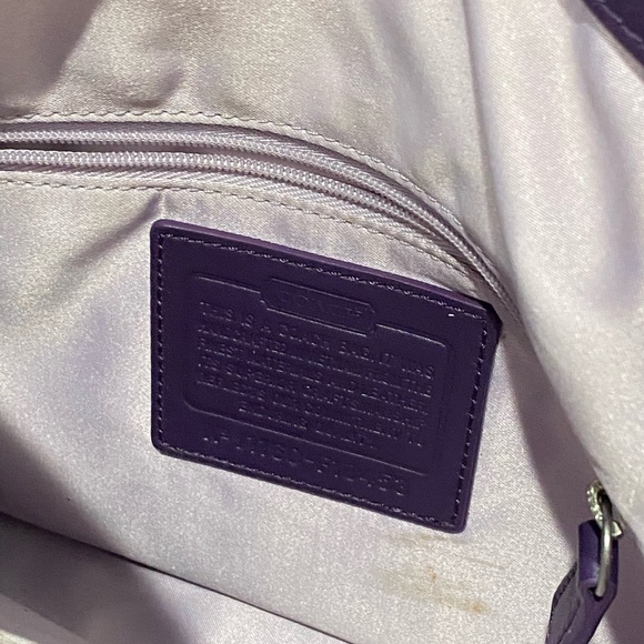 Purple Coach Crossbody - Picture 5 of 9